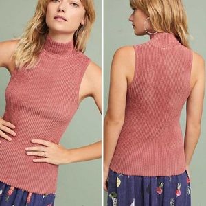 Anthropologie | Moth Sleeveless Turtleneck Tank